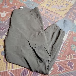James Jeans USA Made Olive Cargo Joggers Size 28